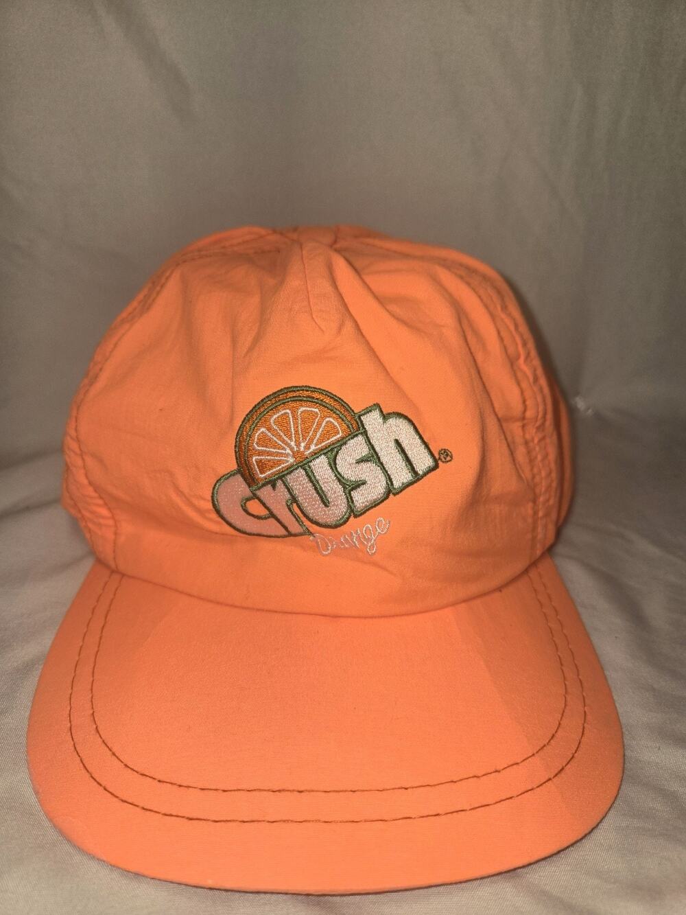 Vintage 90s Orange Crush Soda Hat Cap Baseball Cap Truckers Hat Adjustable